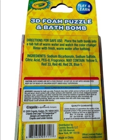 Crayola Jazzberry Jam Scented Puzzle & Bath bomb - Picture 3 of 3